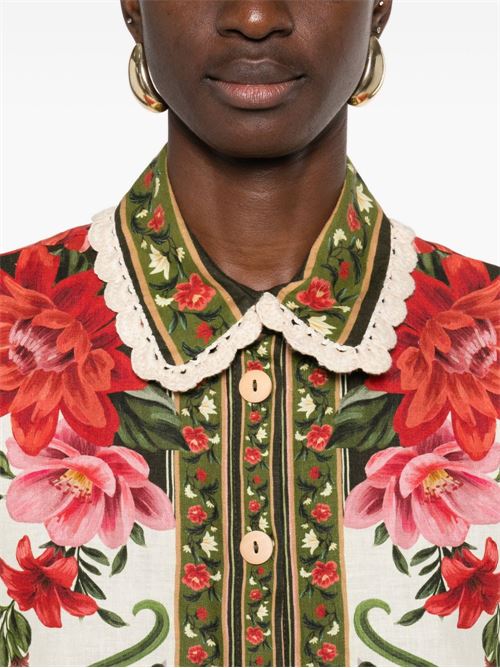 Wonder Rio Shirt FARM RIO | 344169FLORALPAULABLACK26106